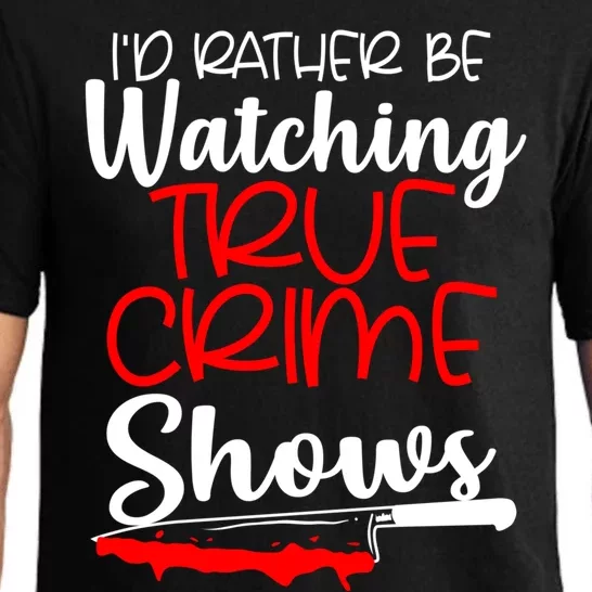 True Crime Show Fan Gift Pajama Set