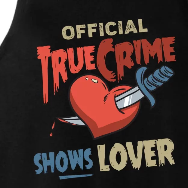 True Crime Shows Lover Cute Gift Ladies Tri-Blend Wicking Tank