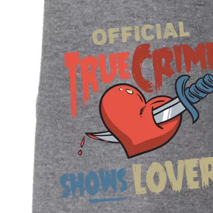 True Crime Shows Lover Cute Gift Doggie 3-End Fleece Hoodie