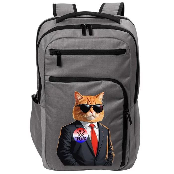 Trump Cats Support Well Dressed Cat Impact Tech Backpack