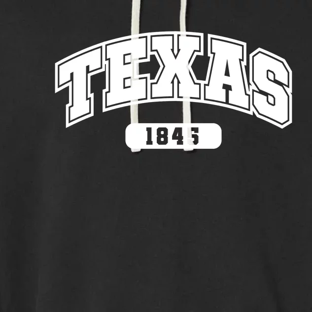 Texas Collegiate Style 1845 Garment-Dyed Fleece Hoodie