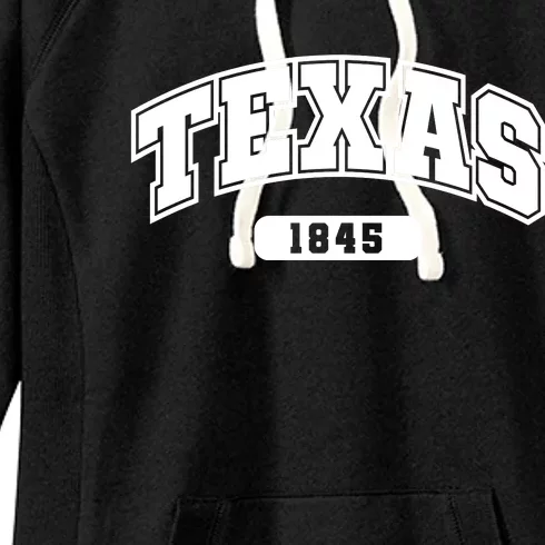 Texas Collegiate Style 1845 Women's Fleece Hoodie