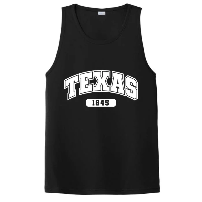 Texas Collegiate Style 1845 Performance Tank