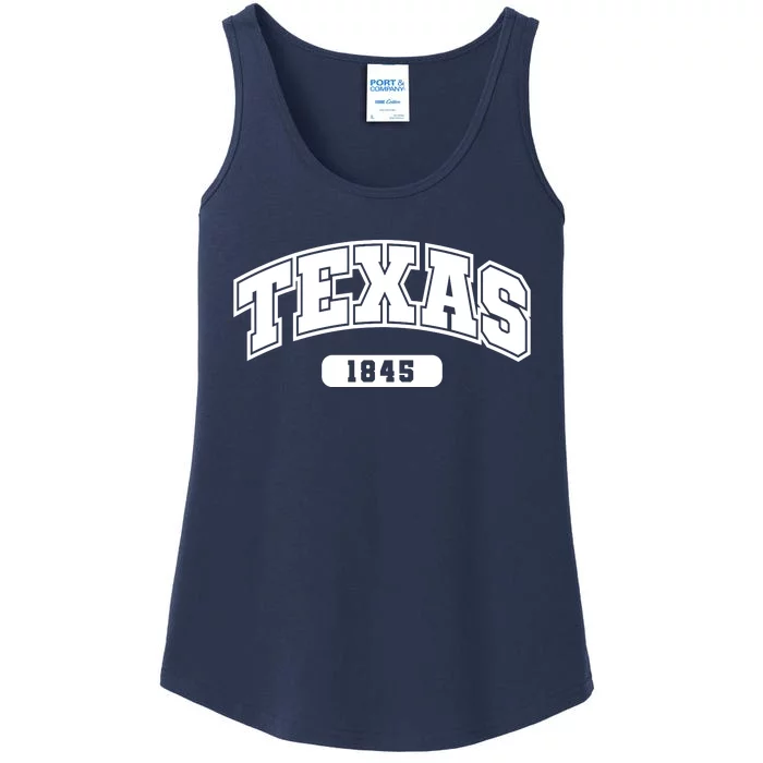 Texas Collegiate Style 1845 Ladies Essential Tank