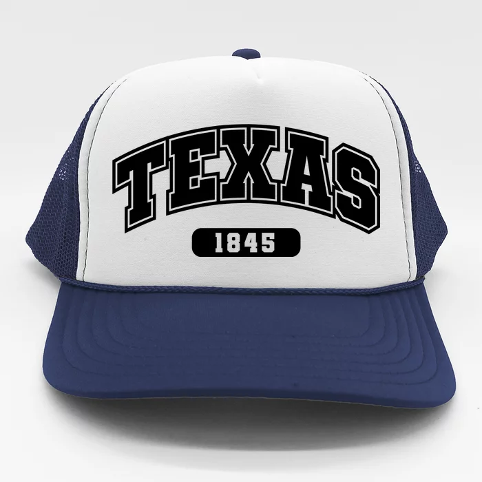 Texas Collegiate Style 1845 Trucker Hat