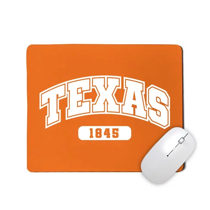 Texas Collegiate Style 1845 Mousepad