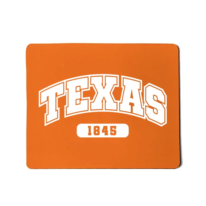 Texas Collegiate Style 1845 Mousepad