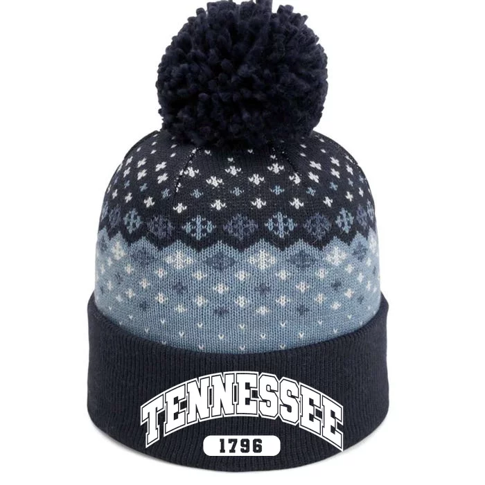 Tennessee Collegiate Style 1796 The Baniff Cuffed Pom Beanie