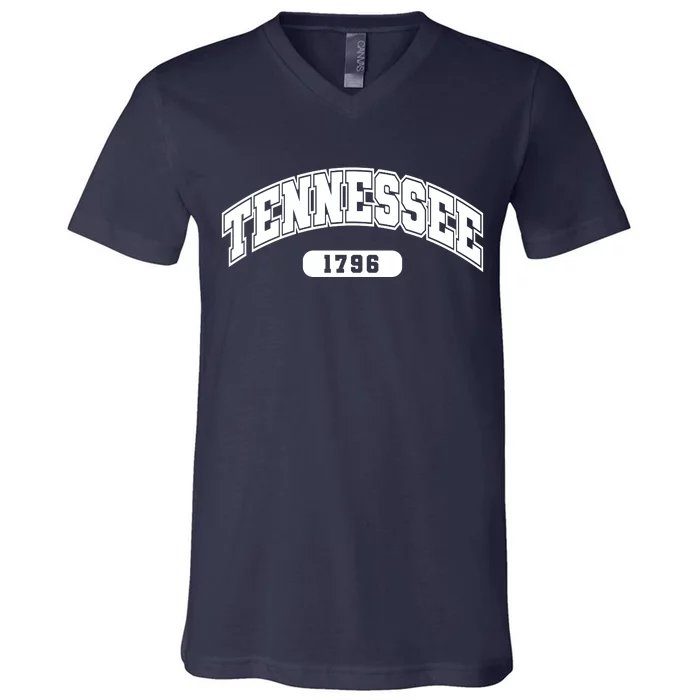 Tennessee Collegiate Style 1796 V-Neck T-Shirt