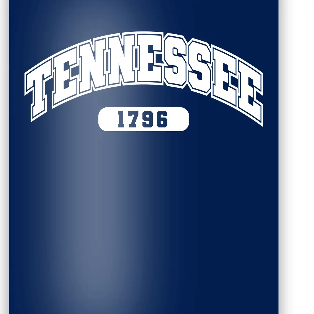 Tennessee Collegiate Style 1796 Poster