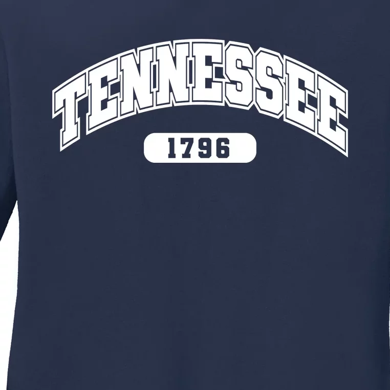 Tennessee Collegiate Style 1796 Ladies Long Sleeve Shirt