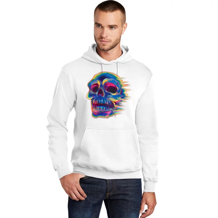 Trippy Colorful Skull Hoodie