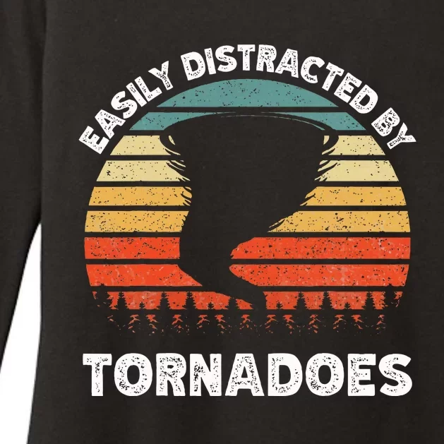 Tornado Chasing Storm Womens CVC Long Sleeve Shirt