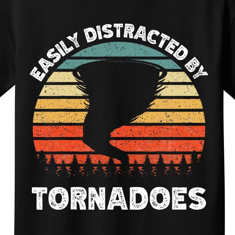 Tornado Chasing Storm Kids T-Shirt