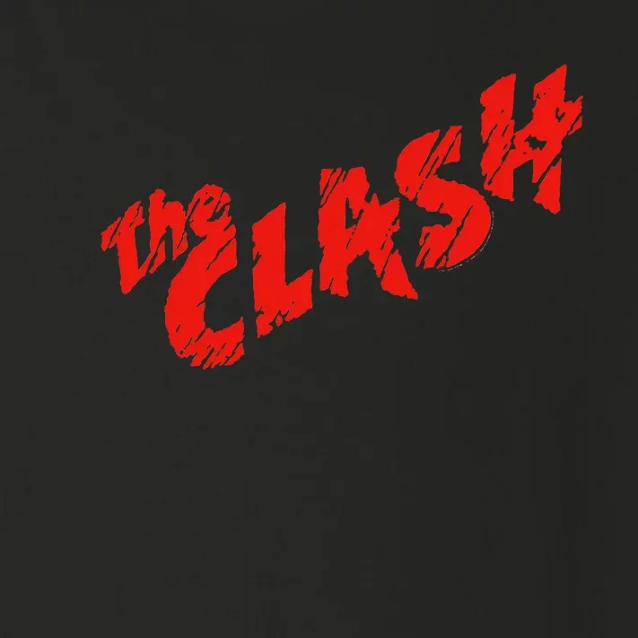 The Clash  Scratched Red Logo Toddler Long Sleeve Shirt