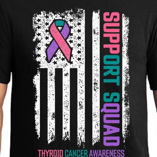 Thyroid Cancer Support Squad Thyroid Cancer Awareness Pajama Set