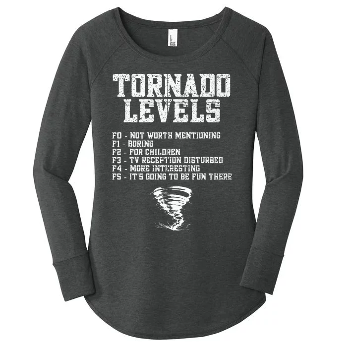 Tornado Chaser Storm Chaser Women's Perfect Tri Tunic Long Sleeve Shirt