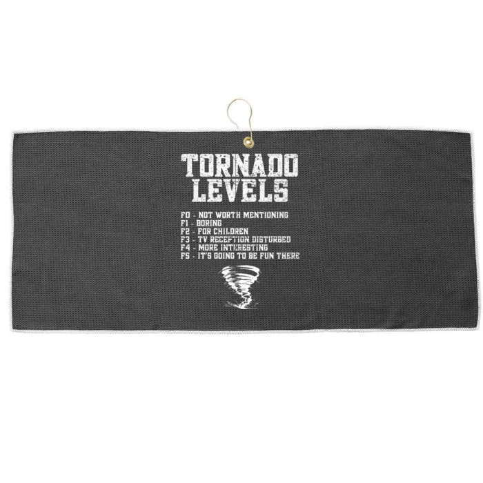 Tornado Chaser Storm Chaser Large Microfiber Waffle Golf Towel