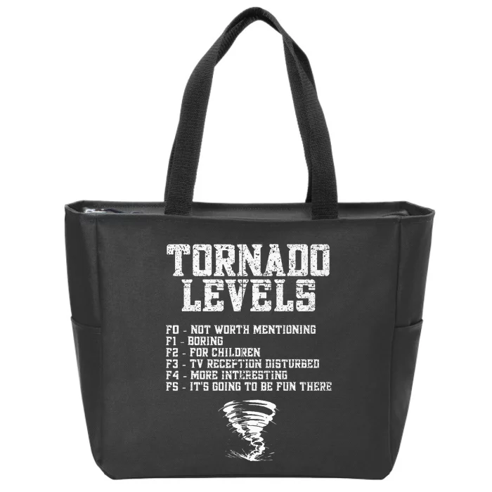 Tornado Chaser Storm Chaser Zip Tote Bag