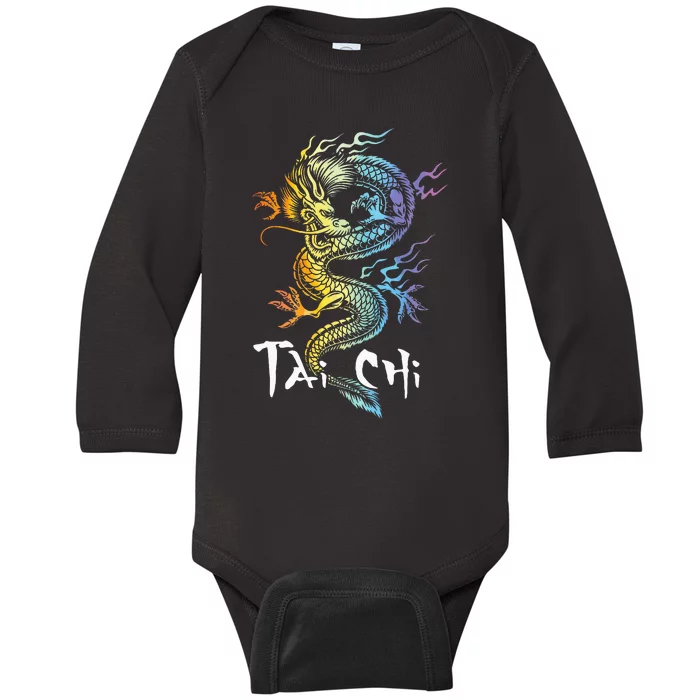 Tai Chi Spiritual Wellness Meditation Qi Gong Instructor Baby Long Sleeve Bodysuit