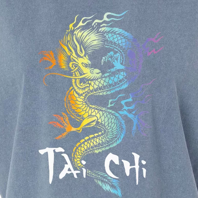 Tai Chi Spiritual Wellness Meditation Qi Gong Instructor Garment-Dyed Women's Muscle Tee