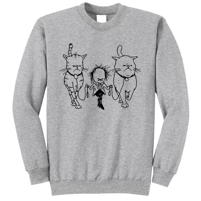 Theartofpants Cat Strut Tall Sweatshirt