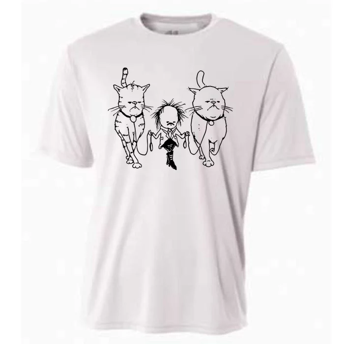 Theartofpants Cat Strut Cooling Performance Crew T-Shirt