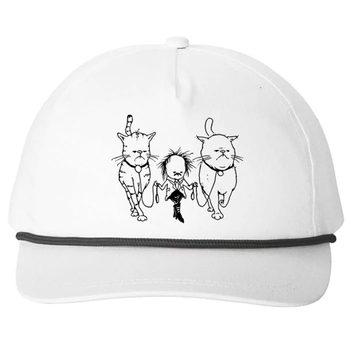 Theartofpants Cat Strut Snapback Five-Panel Rope Hat