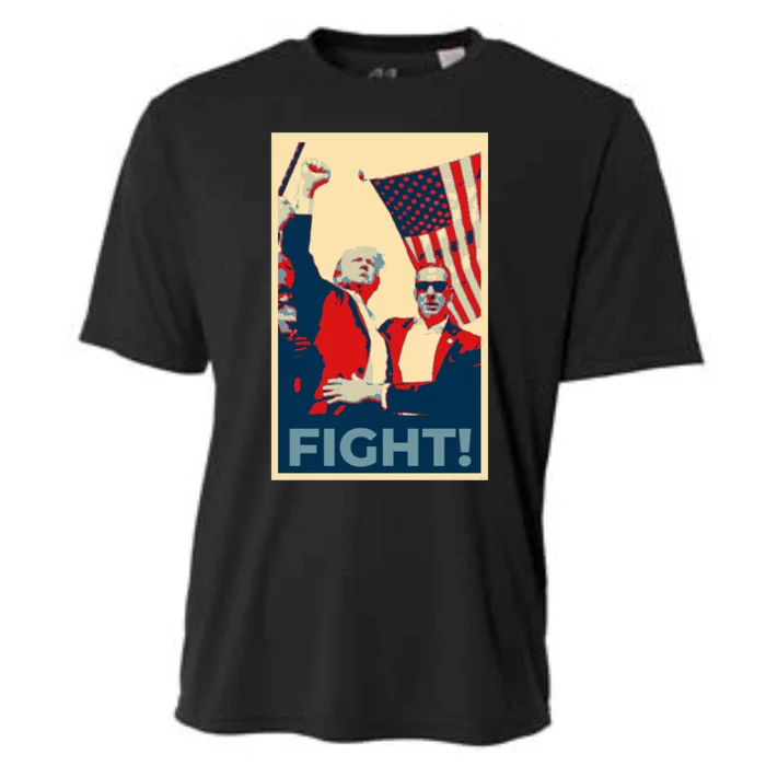 Trump CanT Stop Fight And Fighcute Gift American Patriotism Gift Cooling Performance Crew T-Shirt