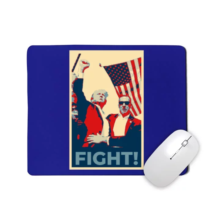 Trump CanT Stop Fight And Fighcute Gift American Patriotism Gift Mousepad