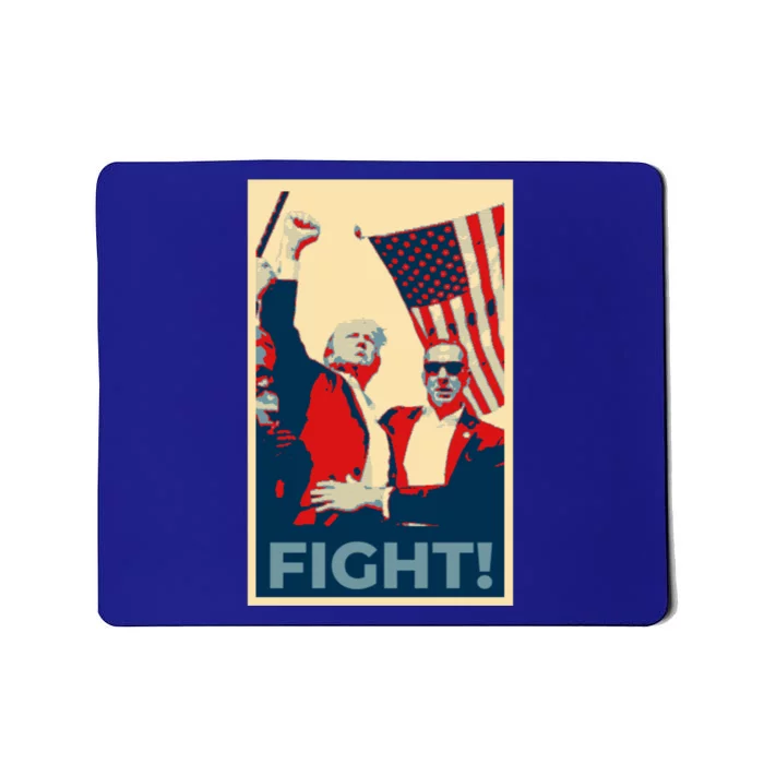 Trump CanT Stop Fight And Fighcute Gift American Patriotism Gift Mousepad