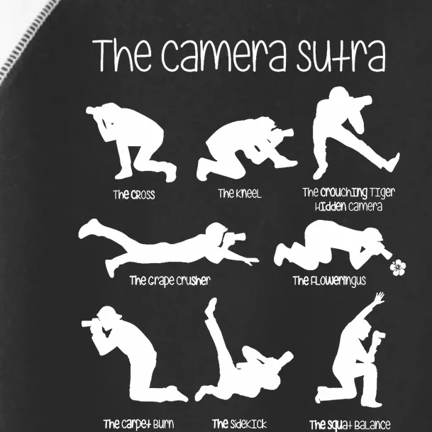 The Camera Sutra Funny Photography Poses Toddler Fine Jersey T-Shirt