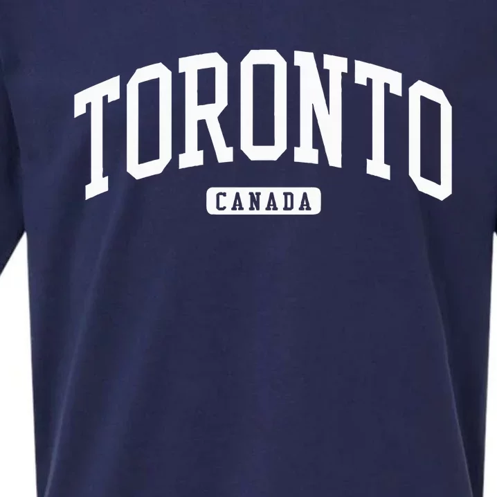 Toronto Canada Style Sueded Cloud Jersey T-Shirt