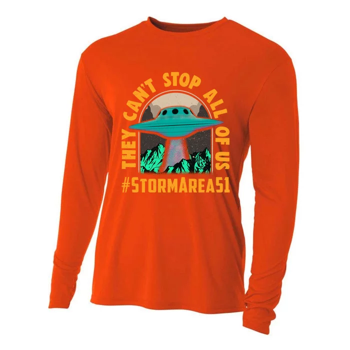 They CanT Stop All Of Us! Storm Area 51 Cool Gift Cooling Performance Long Sleeve Crew