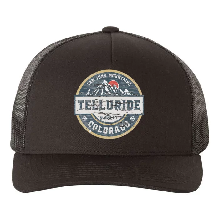 Telluride Colorado San Juan Rocky Mountains Skiing Yupoong Adult 5-Panel Trucker Hat