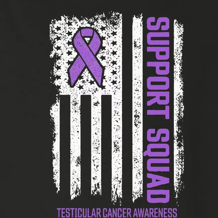 Testicular Cancer Support Squad Testicular Cancer Awareness Toddler Long Sleeve Shirt