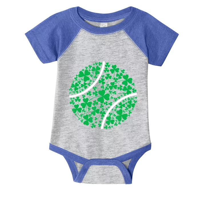 Tennis Coach St Patricks Day Tennis Player Gift Infant Baby Jersey Bodysuit