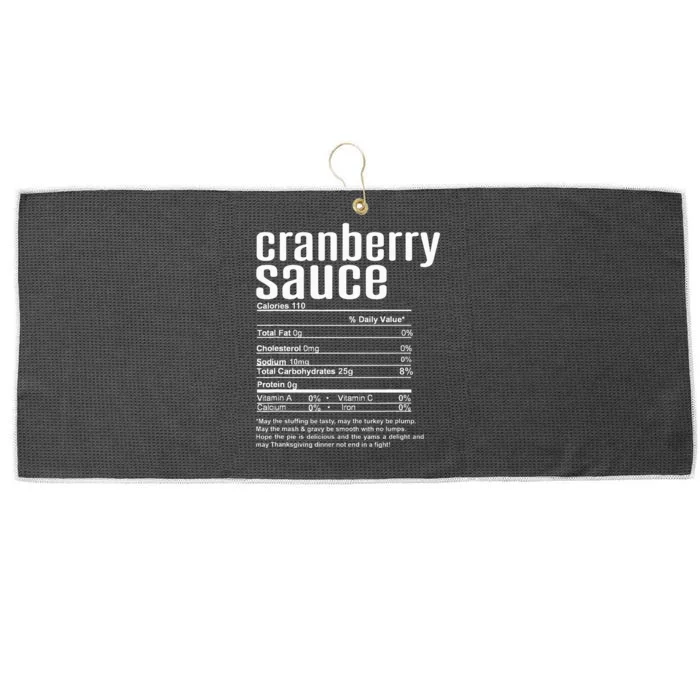 Thanksgiving Cranberry Sauce Nutritional Facts Large Microfiber Waffle Golf Towel