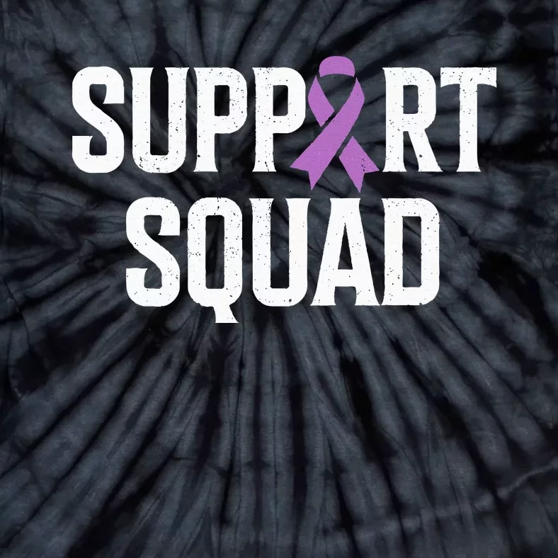 Testicular Cancer Support Squad Testicular Cancer Awareness Tie-Dye T-Shirt