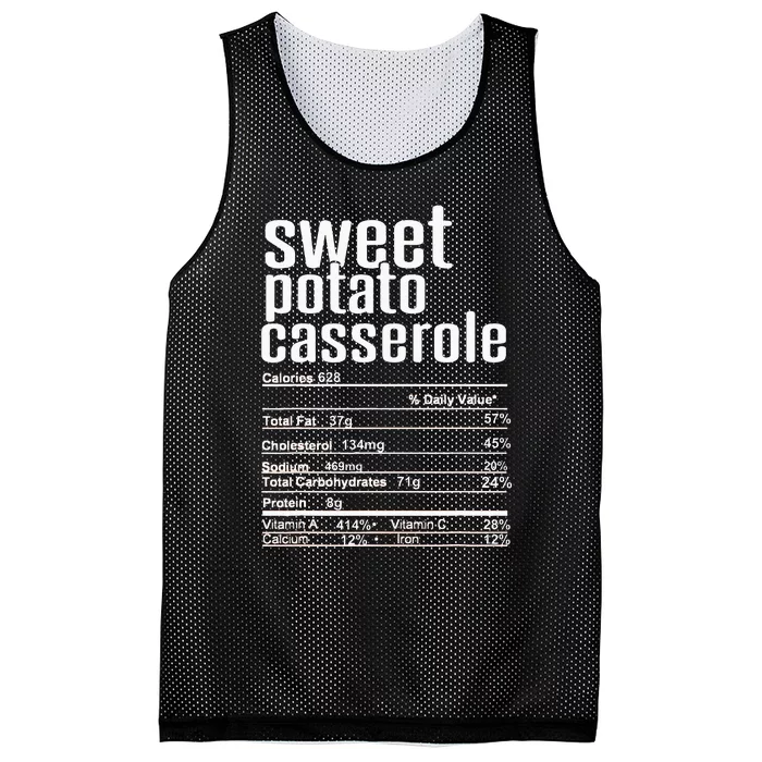 Thanksgiving Christmas Sweet Potato Casserole Mesh Reversible Basketball Jersey Tank