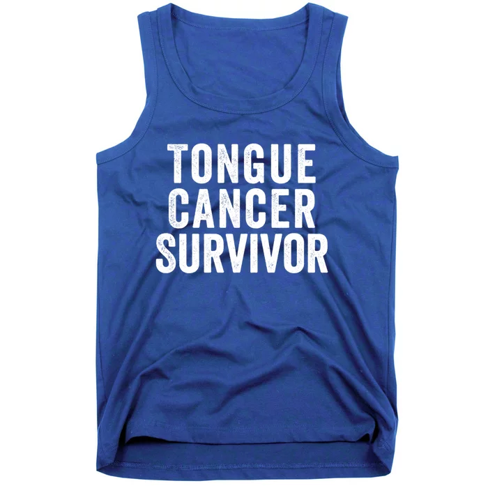 Tongue Cancer Survivor Gift Tank Top