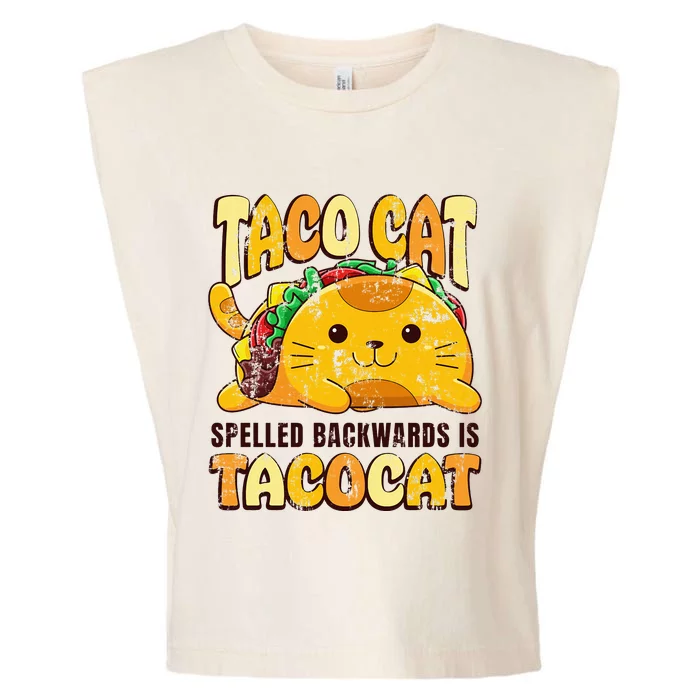 Taco Cat spelled Backwards is Tacocat Cinco de Mayo Kawaii Classic Garment-Dyed Women's Muscle Tee