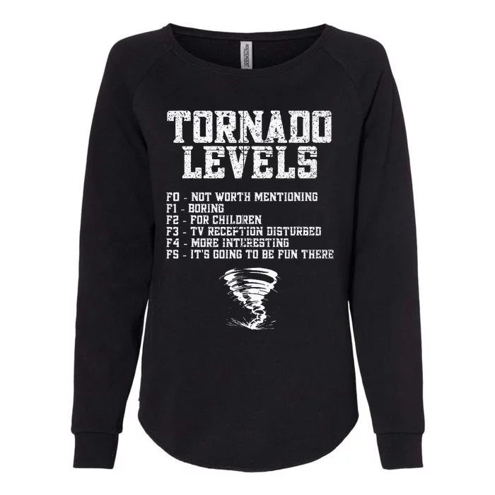 Tornado Chaser Storm Chaser Womens California Wash Sweatshirt