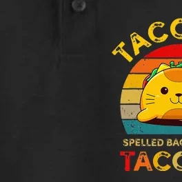 Taco Cat Spelled Backward Cute Taco Cat Lover Funny Mexican Dry Zone Grid Performance Polo