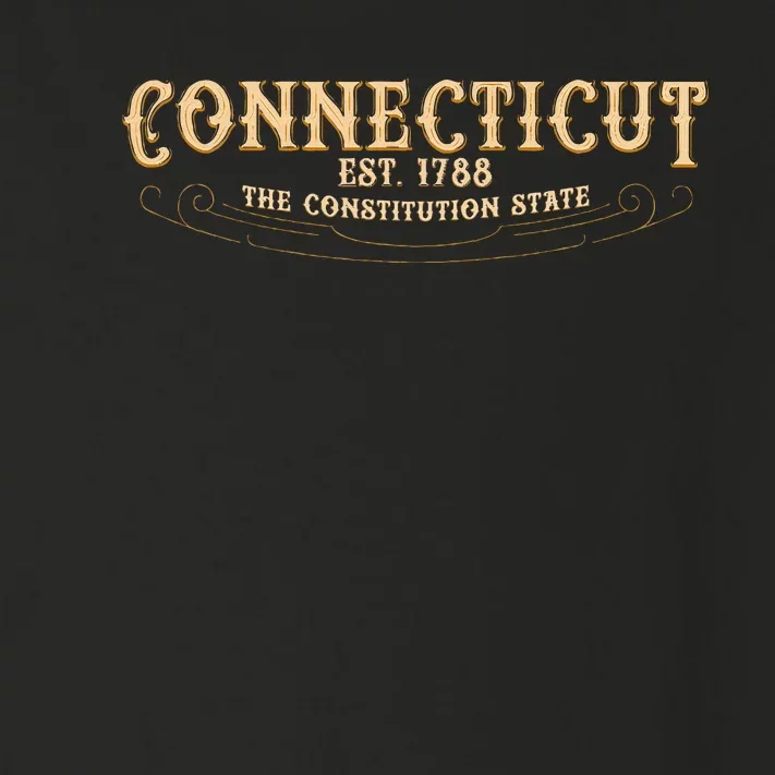 The Constitution State Connecticut Toddler Long Sleeve Shirt