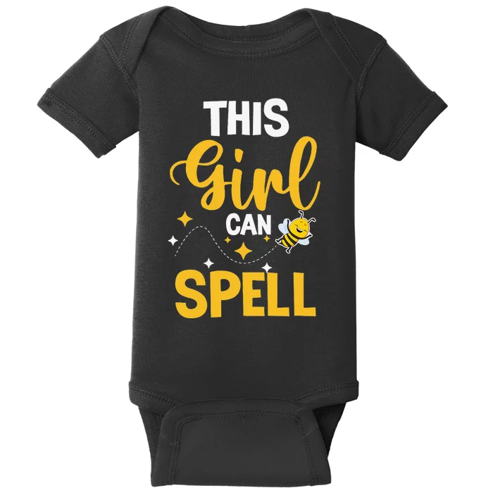 This Can Spell Funny Spelling Bee Speller Champion Baby Bodysuit