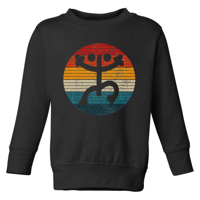 Taino Coqui Symbol Vintage Puerto Rico Taina Boricua Boriken Toddler Sweatshirt