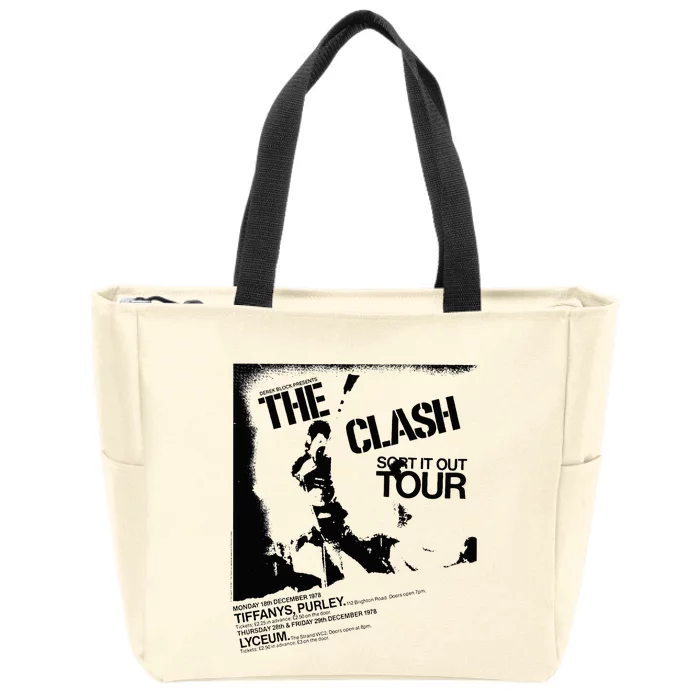 T.H.E. .C.L.A.S.H Sort It Out T.O.U.R Zip Tote Bag