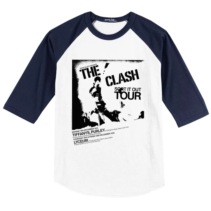 T.H.E. .C.L.A.S.H Sort It Out T.O.U.R Baseball Sleeve Shirt