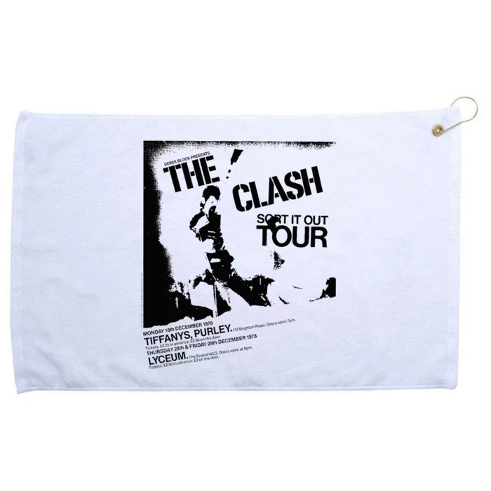 T.H.E. .C.L.A.S.H Sort It Out T.O.U.R Grommeted Golf Towel